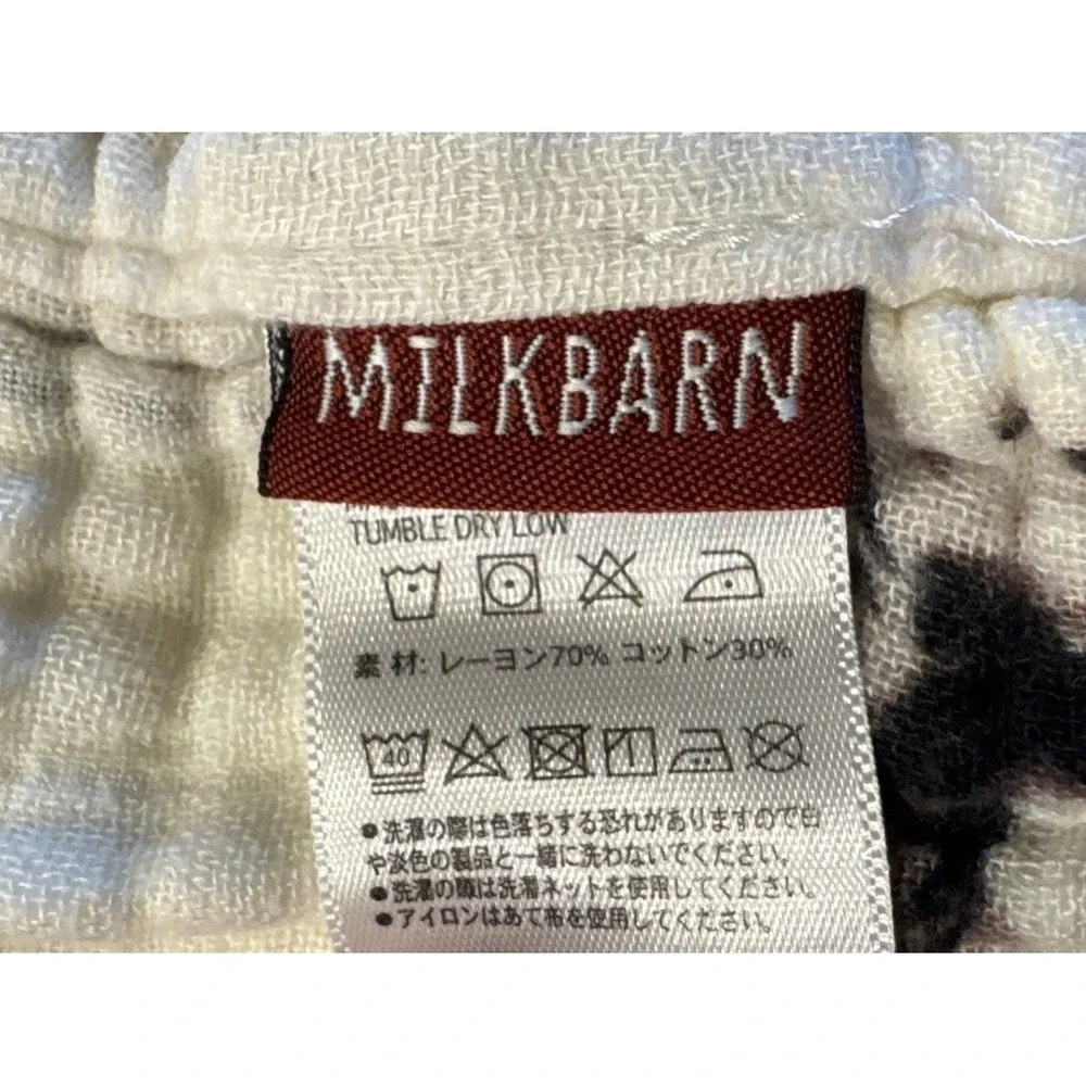 Milkbarn Bamboo Blend Chicken Print Burp Cloth Tiny‎ Lovey Country Farm Cottage